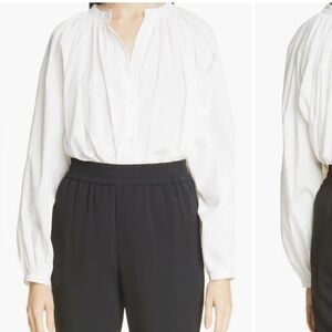 NWT CO Essentials Collection / Goop Balloon Sleeve Blouse CBK Carolyn Bessette